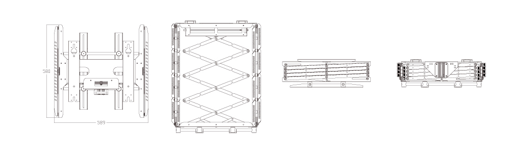 Ultra Thin Projector Lift